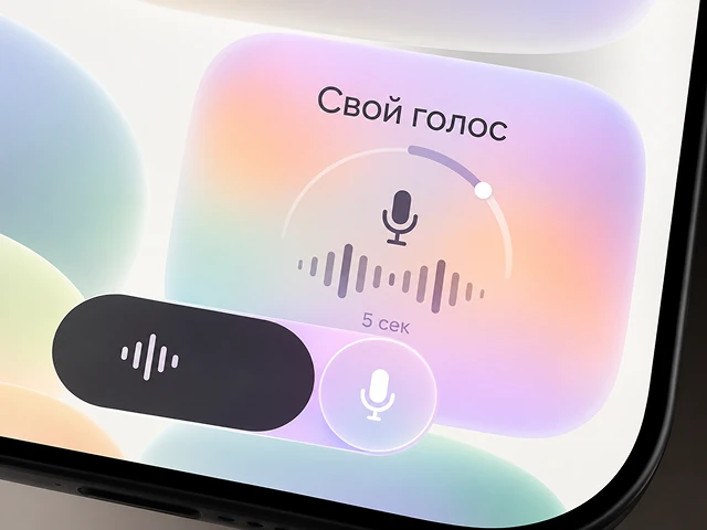 Запись голоса: «Свой голос»